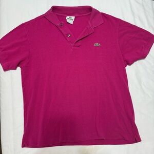Lacoste Polo Pink Shirt